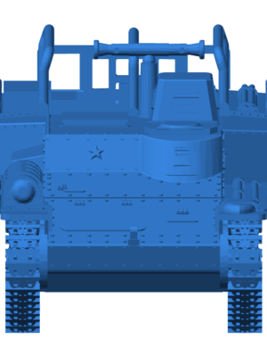 Te-Re Japon WWII Tank Avcısı 3D Baskı Minyatür STL