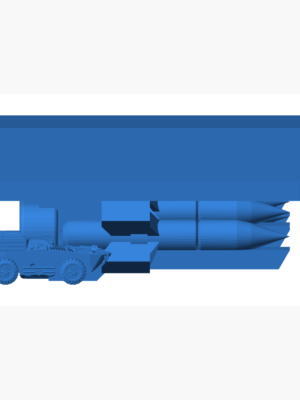 BRDM-1 Amfibi Zırhlı Keşif Aracı 1:100 Ölçek 3D Baskı STL