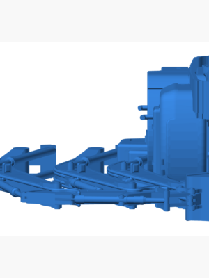 Caterpillar 320D ve 321C Ekskavatör Seti 1:100 Ölçek 3D Baskı STL