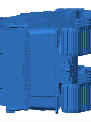 BV206 Eklemli Paletli Askeri Taşıt 1:100 Ölçek 3D Baskı STL