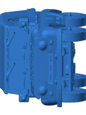 UAZ-469 Sovyet Askeri Jip 1:100 Ölçek 3D Baskı STL