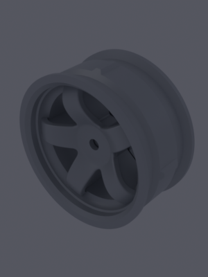 Dodge Charger 1/10 RC Araba Şasisi 3D Baskı STL