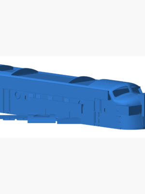 EMD F7 Dizel Lokomotif 3D Baskı Modeli STL