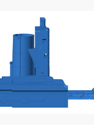 Hogwarts Express Buhar Lokomotifi 3D Baskı STL – 130 Parçalı Montaj Kiti
