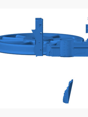 Hogwarts Ekspresi Buhar Lokomotifi Montaj Kiti 3D Baskı STL