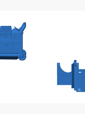 Hogwarts Express Vagon ve Peron 3D Baskı Seti STL