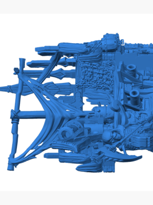 Lanetli Korsan Gemisi 3D Baskı STL