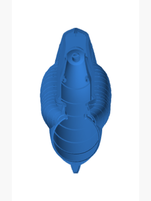 Alman U-Boot Denizaltısı Gövdesi 3D Baskı STL