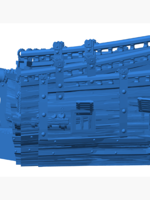 Sloop Yelkenli Gemi Gövdesi – Küçük Yazıcılar İçin 3D Baskı STL