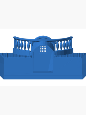 Fırkateyn Savaş Gemisi – Büyük Güverte 3D Baskı STL (2 Parça)