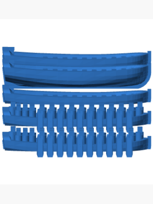 Büyük Bot / Deniz Taşıtı – 1/700 Ölçek 3D Baskı STL