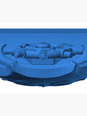 Fantezi Hava Gemisi Dümeni Minyatürü 3D Baskı STL