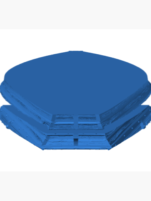 Tek Direkli Yelkenli Gemi (Sloop) İç Mekan Kesiti 3D Baskı STL