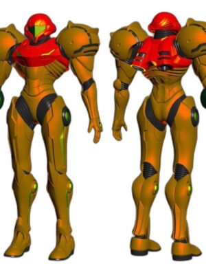 `**
Samus Aran Power Suit Zırhı – Metroid 3D Baskı Figür Seti (27 Parça)
**`