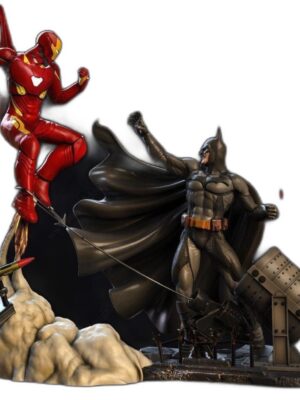 Batman vs Iron Man 3D Baskı Diorama Figür Seti – 80 Parça STL