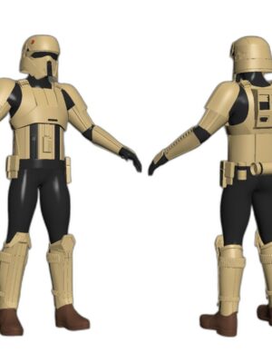 Shoretrooper Scarif Tam Vücut Zırh Seti – 29 Parça STL Figür