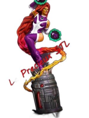 Starfire Teen Titans Figür Seti – 3D Baskı STL (45 Parça)