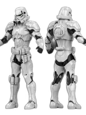 Stormtrooper Varyant Tam Vücut Zırh Takımı – 16 Parça STL Seti