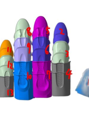 Thanos Sonsuzluk Eldiveni 3D Baskı Figür Seti | 32 Parça STL