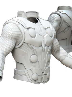 Thor Zırh Gövdesi – Göğüs ve Kol Koruyucu 3D Baskı Figür Seti (10 Parça)
