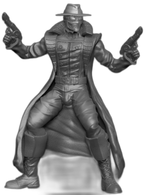 Spider-Man Noir 3D Baskı Figür STL Seti – 14 Parça