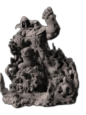 Thanos ve Ölüm 3D Baskı Figür STL Seti – 18 Parça