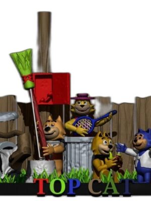 Top Cat Karikatür Figür Seti – 3D Baskı STL (69 Parça)
