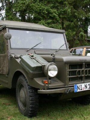 DKW Munga Alman Askeri Jeep 1:100 Ölçek 3D Baskı STL