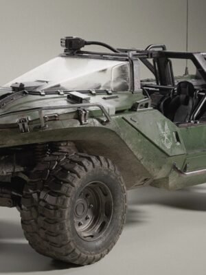 Halo M12 Warthog Katlanabilir Askeri Araç 3D Baskı STL