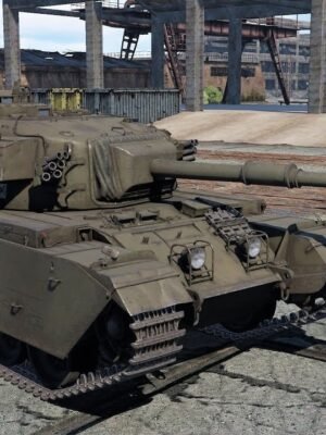 Centurion Mk.10 İngiliz Orta Tankı 3D Baskı Modeli (4 Parça, STL)