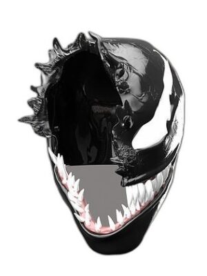 Venom Hasar Görmüş Maske 3D Baskı Figürü – 2 Parça STL