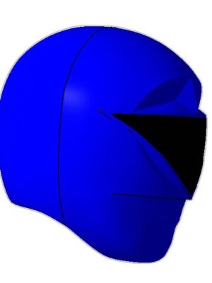 Zeo Mavi Ranger Maskesi – 3D Baskı Figür Seti (2 Parça STL)