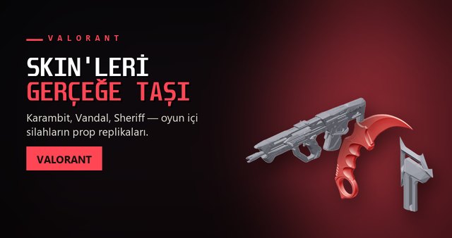 Valorant prop replikaları