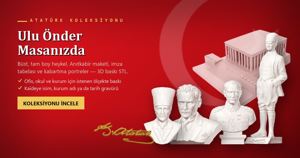Atatürk koleksiyonu — büst, heykel, Anıtkabir maketi